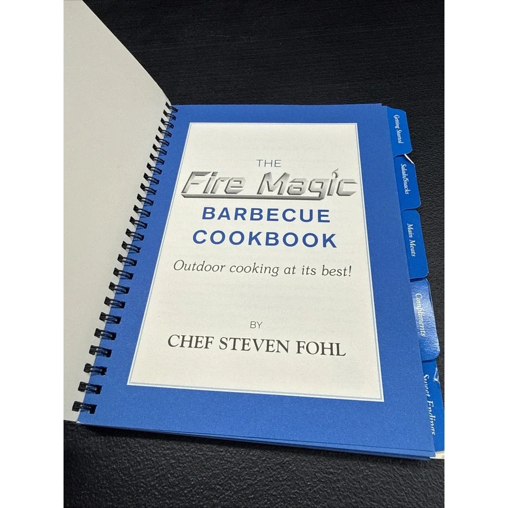 Peterson Co Fire Magic Grill Gourmet Grilling BBQ Cookbook Chef Steven Fohl
